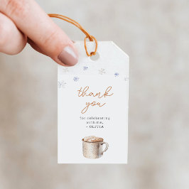 Hot Cocoa Verjaardag Cadeau Labels Cadeaulabel