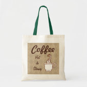 Hot Coffee Canvas tas Gift (Voorkant)