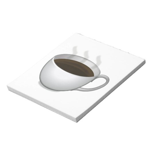 Hot Coffee - Emoji Notitieblok (Linkerzijde)