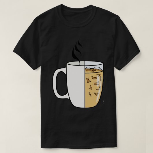Hot-Coffee Iced koffie T-shirt (Design voorkant)