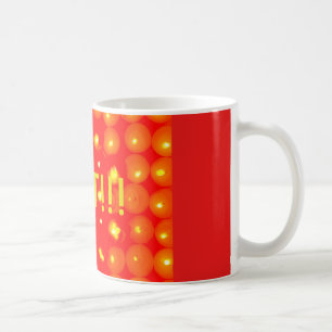Hot-Coffee-Mok in rood en geel Koffiemok