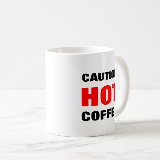 HOT COFFEE-mok Koffiemok (Voorkant rechts)