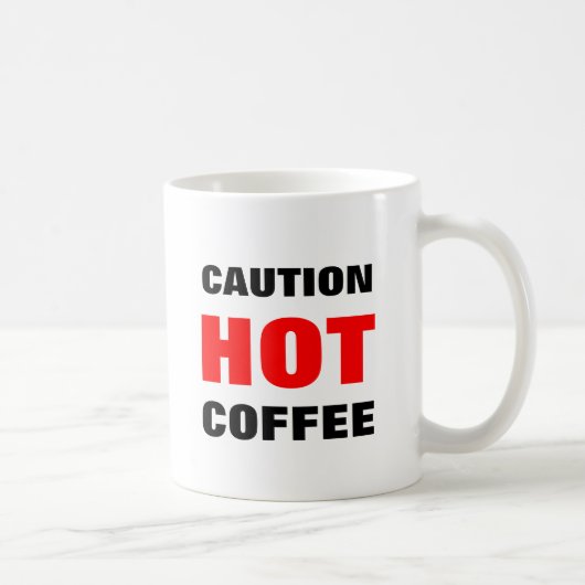 HOT COFFEE-mok Koffiemok (Rechts)