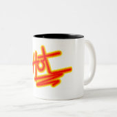 HOT Coffee-Mok Tweekleurige Koffiemok (Voorkant rechts)