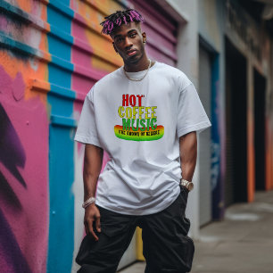 Hot Coffee Muziek T-shirt