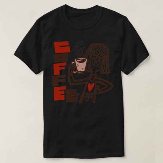 Hot Coffee T-shirt (Design voorkant)