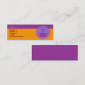 Hot-Coffee-Visitekaartje Mini Visitekaartje (Voorkant / Achterkant)