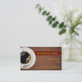 Hot-Coffee-Visitekaartje Visitekaartje (Staand voorkant)
