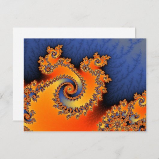 Hot-Cold driekwart Briefkaart (Voorkant / Achterkant)