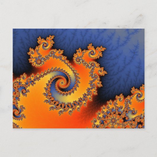 Hot-Cold driekwart Briefkaart (Voorkant)