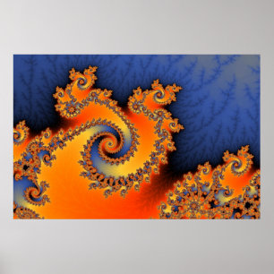 Hot-Cold driekwart Poster