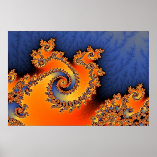 Hot-Cold driekwart Poster (Voorkant)