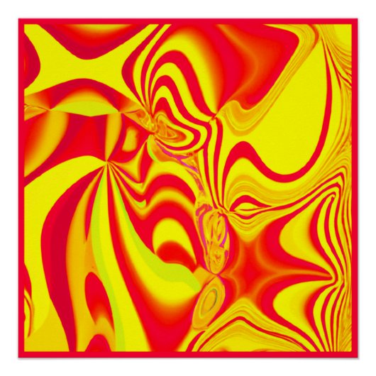 Hot Colorful Pattern Artwork Perfect Poster (Voorkant)