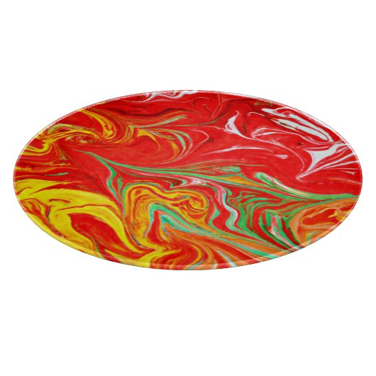 Hot Colors Pattern Art. Nu kopen Snijplank (Hoek)