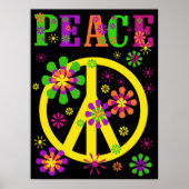 Hot Colors Peace-Poster Poster (Voorkant)