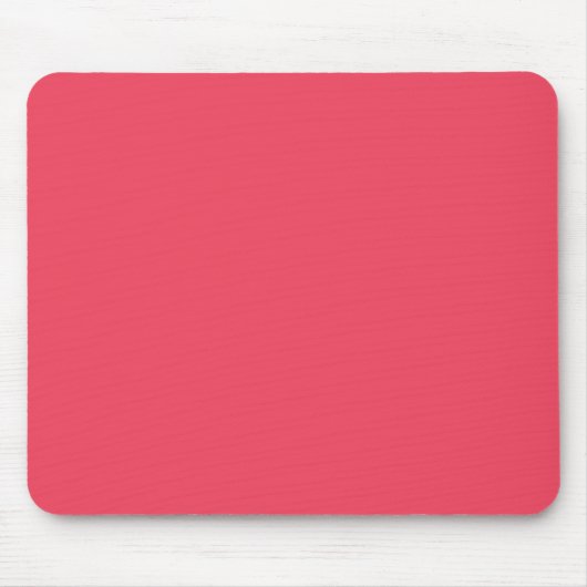 Hot Coral Pink Aangepaste Neon Salmon-achtergrond Muismat (Voorkant)