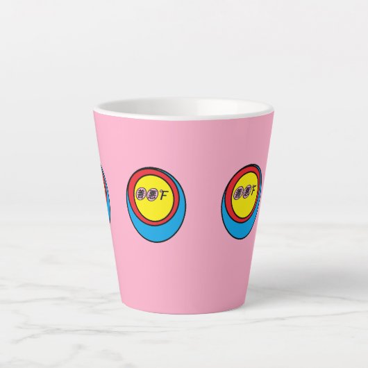 Hot Core Latte-Mok Latte Mok (Voorkant)