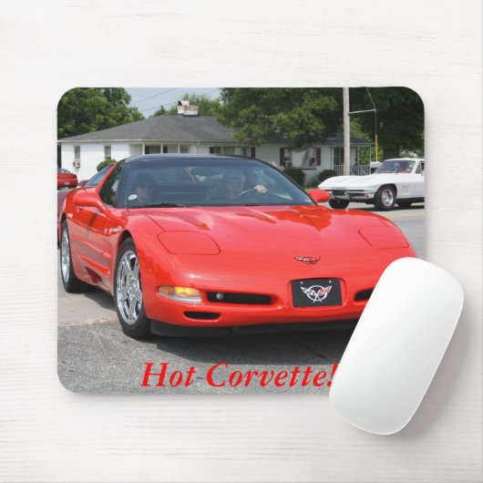 Hot-corvette Muismat 6 (Met muis)