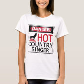 Hot Country Singer T-shirt (Voorkant)