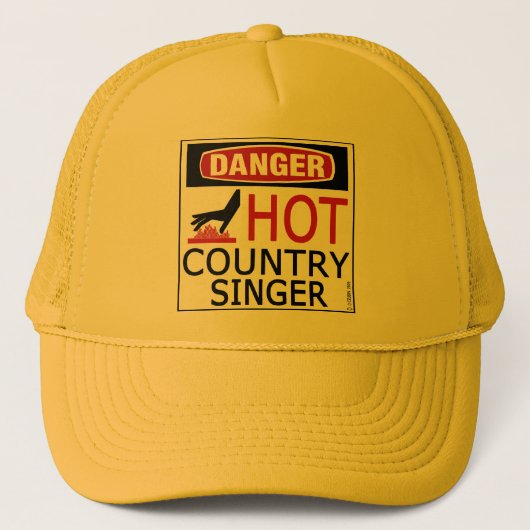 Hot Country Singer Trucker Pet (Voorkant)