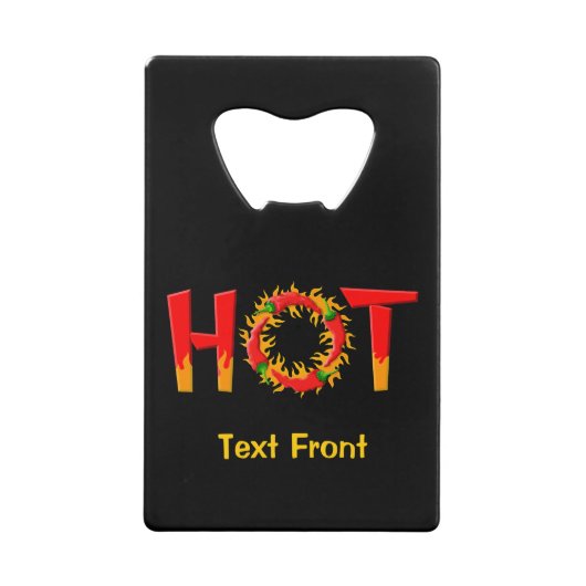 HOT CREDITKAART FLESSENOPENER (Voorkant)