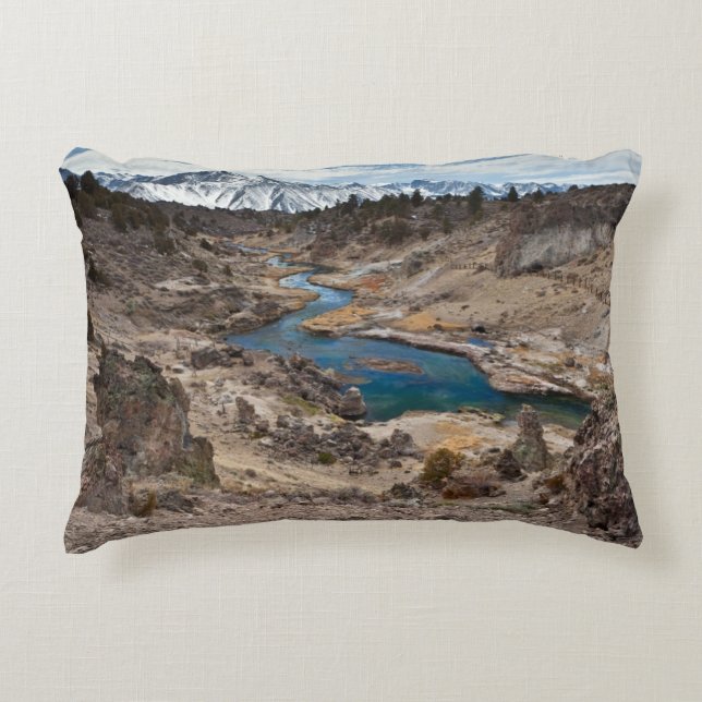 Hot Creek Gulch Accent Kussen (Voorkant)