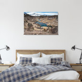Hot Creek Gulch Canvas Afdruk (Insitu (Slaapkamer))