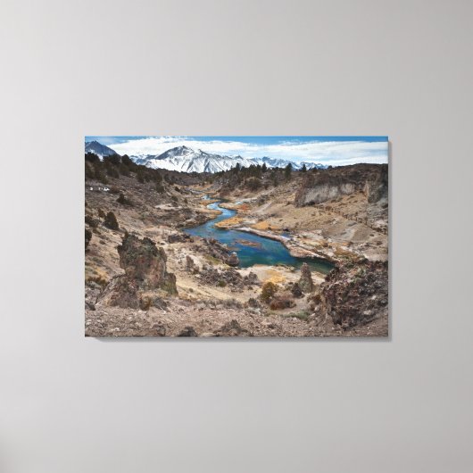 Hot Creek Gulch Canvas Afdruk (Voorkant)
