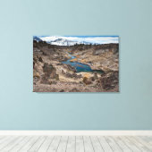 Hot Creek Gulch Canvas Afdruk (Insitu (Houten vloer))