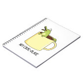 Hot Croc-colate Funny Crocodile Pun Notitieboek (Linkerzijde)