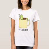 Hot Croc-colate Funny Crocodile Pun T-shirt (Voorkant)