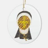 Hot Cross Bun Nun Ornament (Links)