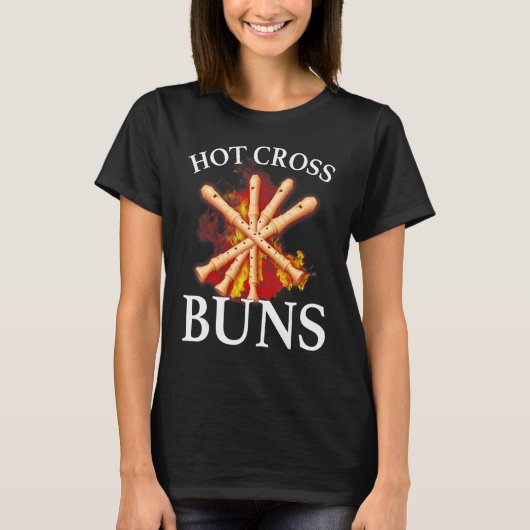 Hot Cross Bundels Apparel-ontwerp T-shirt (Voorkant)