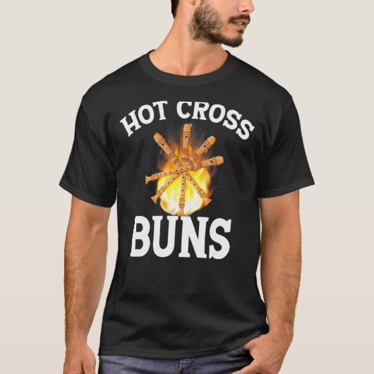 Hot Cross Bunds Quote T-shirt (Voorkant)