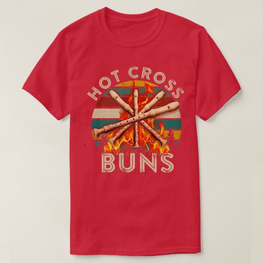 Hot Cross Buns Apparel T-shirt (Design voorkant)