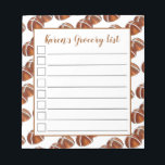 Hot Cross Buns British Food Baking Pastry Bakery Notitieblok<br><div class="desc">Het ontwerp is voorzien van een originele markeringsillustratie van een paar warme dwarsbundels, een zoete gespicureerde bun die gemaakt is van fruit en die aan de bovenkant is gemerkt met een X. Een gebakken goed gediend op Goede Vrijdag en tijdens het Pasen seizoen, zijn hete kruisbundels populair in het Verenigd...</div>