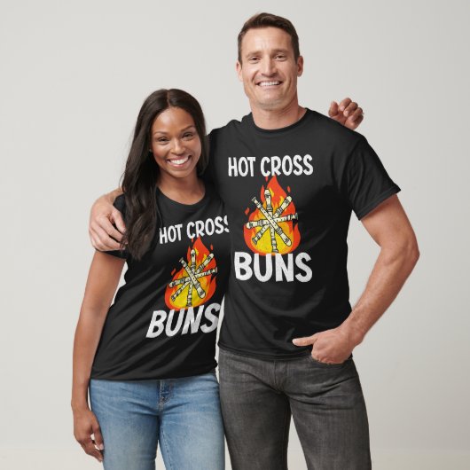 Hot Cross Buns  Womens Hot Cross Buns pattern for  T-shirt (Unisex)