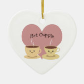 Hot Cupple! Keramisch Ornament (Voorkant)