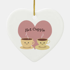 Hot Cupple! Keramisch Ornament