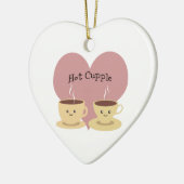 Hot Cupple! Keramisch Ornament (Links)