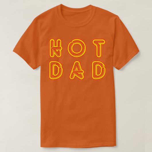 Hot Dad T-shirt (Design voorkant)