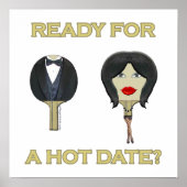 Hot-date pingpingpong poster (Voorkant)