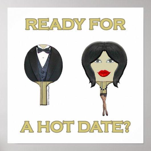 Hot-date pingpingpong poster (Voorkant)