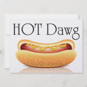 Hot Dawg of iets anders! Uitnodiging (Voorkant)