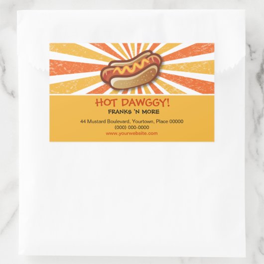 Hot Dawg Sticker (Tas)