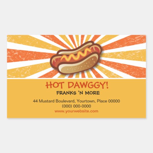 Hot Dawg Sticker (Voorkant)