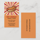 Hot Dawg Visitekaartje (Voorkant / Achterkant)