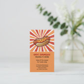 Hot Dawg Visitekaartje (Staand voorkant)
