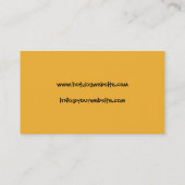 Hot Dawg Visitekaartje (Achterkant)