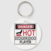 Hot Didgeridoo Player Sleutelhanger (Voorkant)